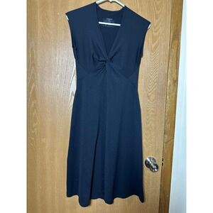 Patagonia‎ Womens Dress Sleeveless Twist Front Casual Black